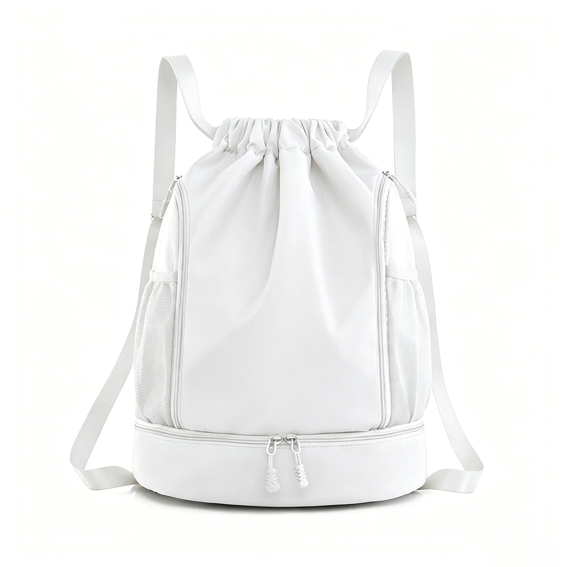Backper Altair Drawstring Sport Backpack — White