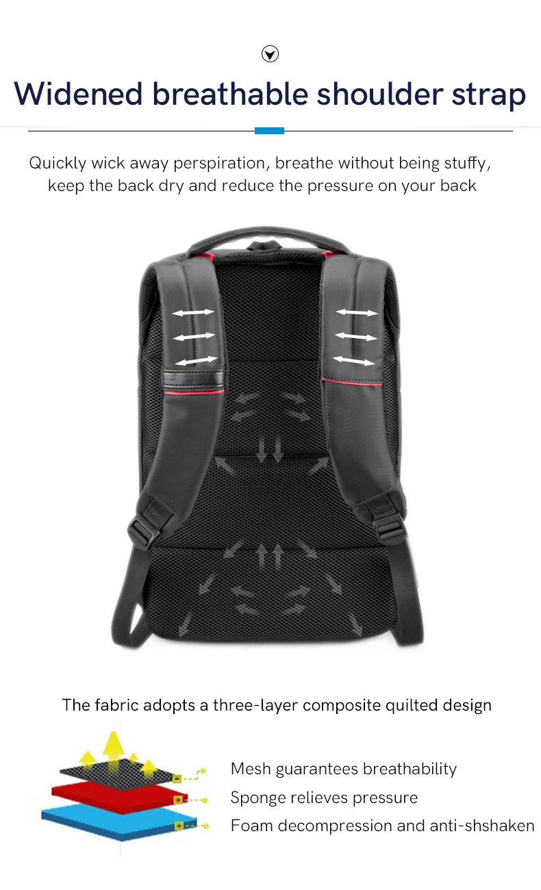 Kingsons K9588W 25L Waterproof USB Smart Backpack