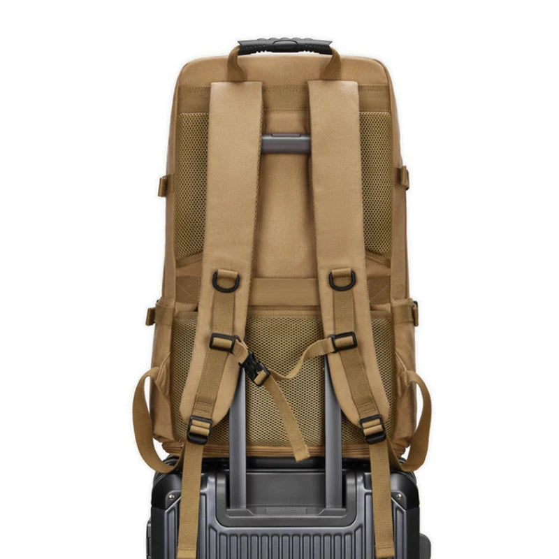 Mingao 2015 canvas backpack detail