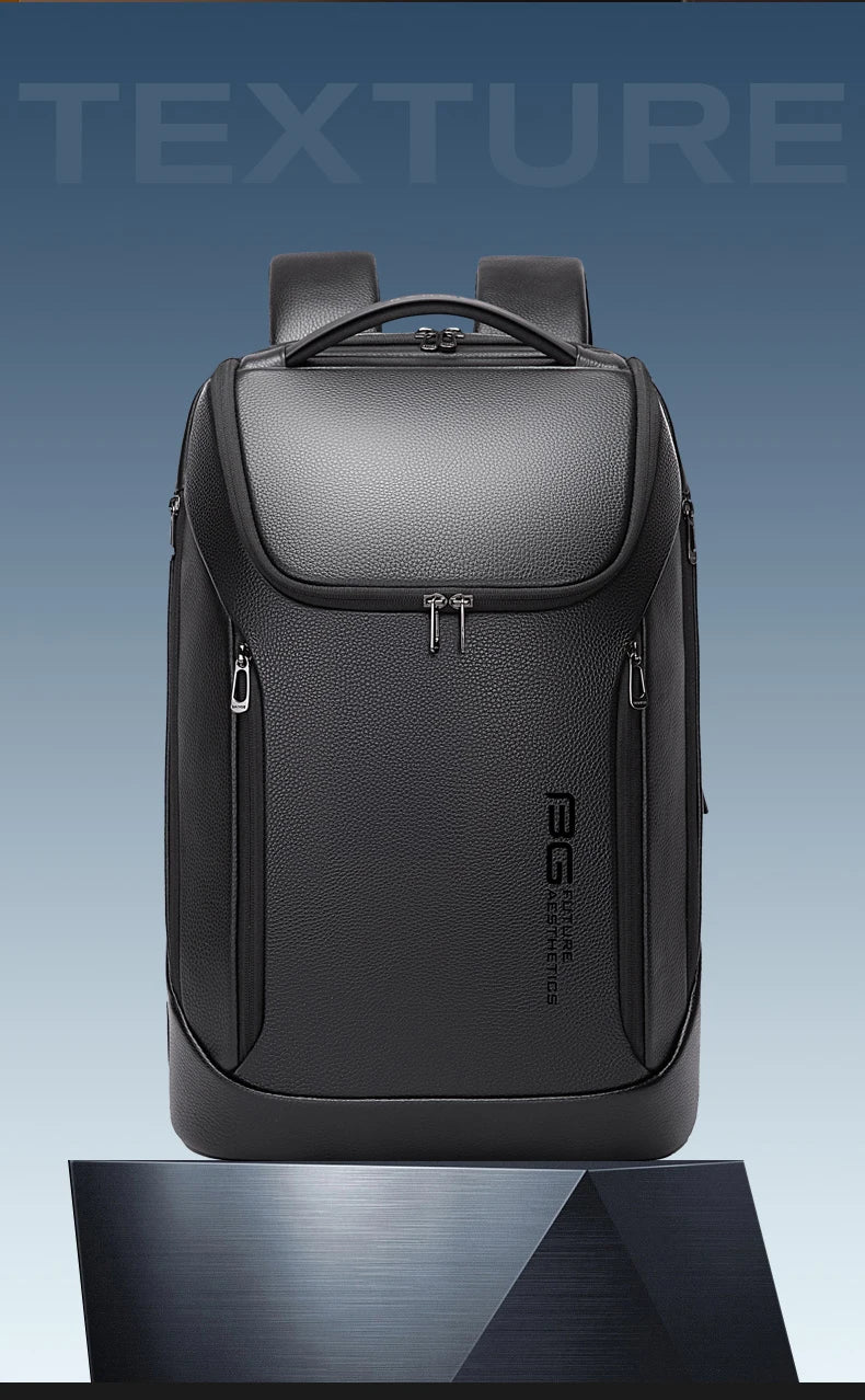 Bange Helix 6623 Anti-Theft PU Leather Backpack