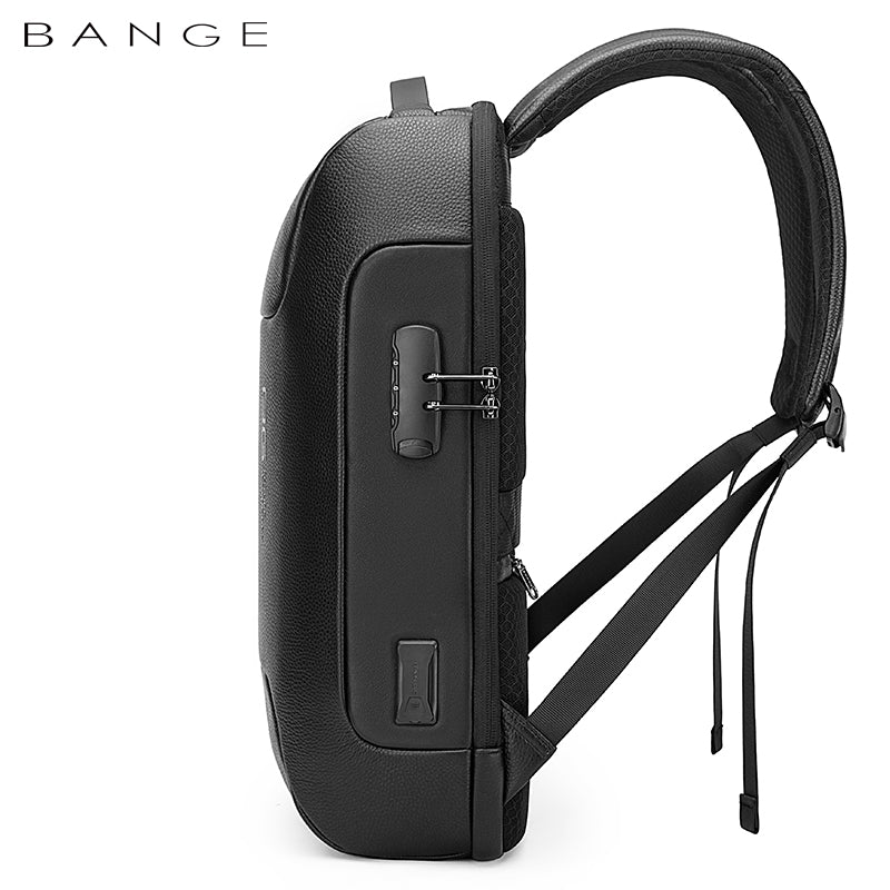 Bange Cipher 6622 Anti-Theft PU Leather Backpack