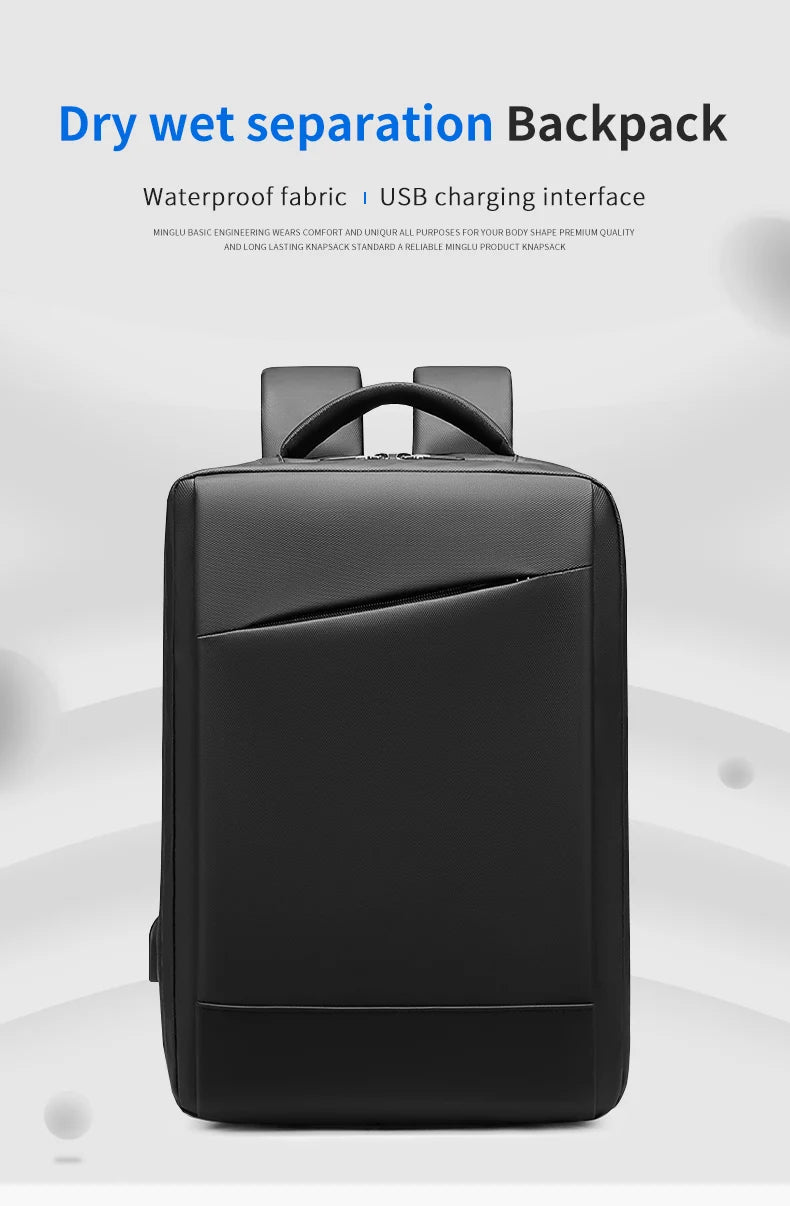 Mingao 1822 Anti-Theft USB Outdoor School Laptop Backpack - detail 1