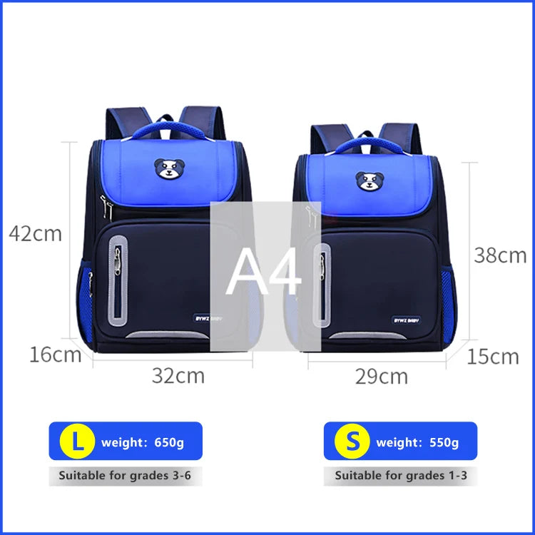 Keman KMBC1006-2 Cartoon Girls Waterproof School Backpack