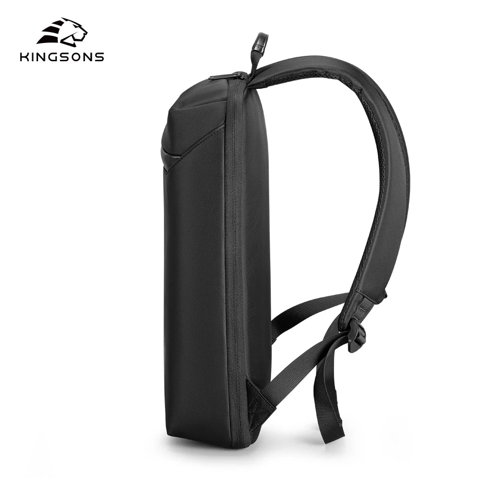 Kingsons men's waterproof school backpack — front view