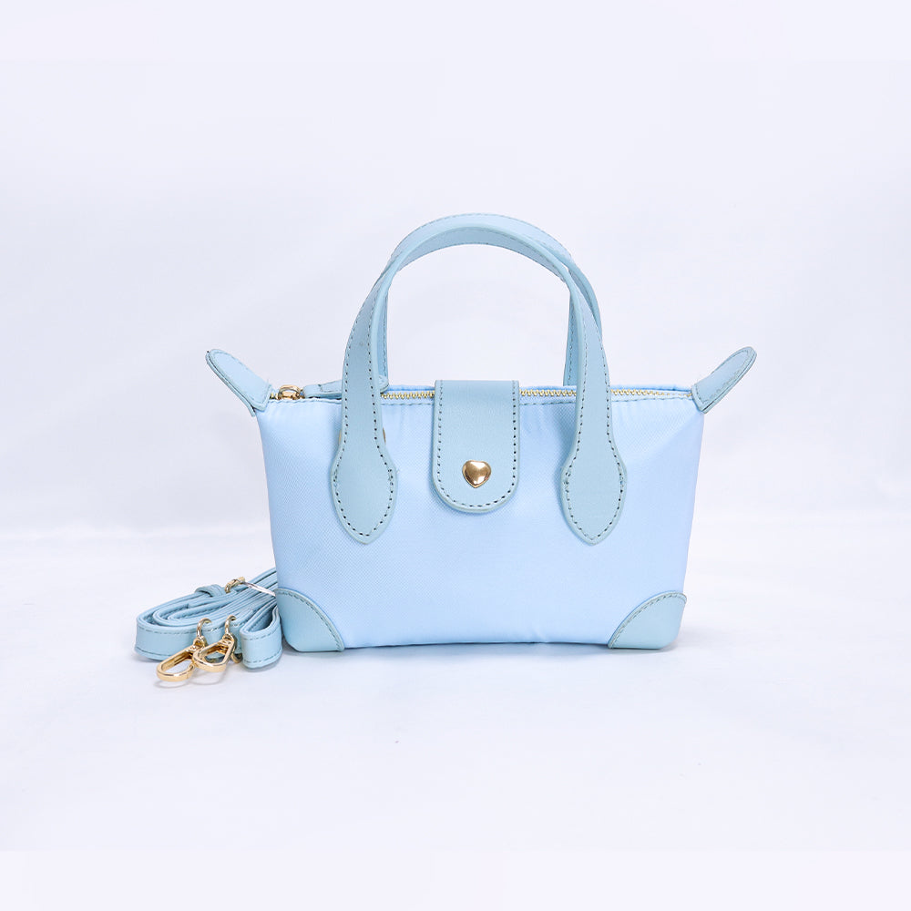 Backper Phoenix Mini Nylon Crossbody Pouchette — Blue