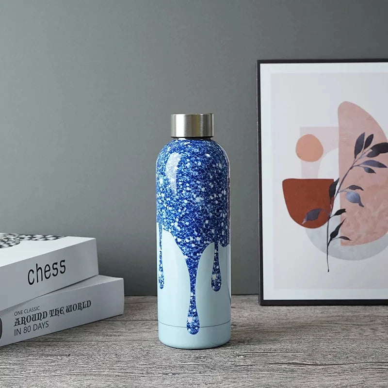500ml Reusable Stainless Steel Vacuum Bottle – Laser Logo – 7