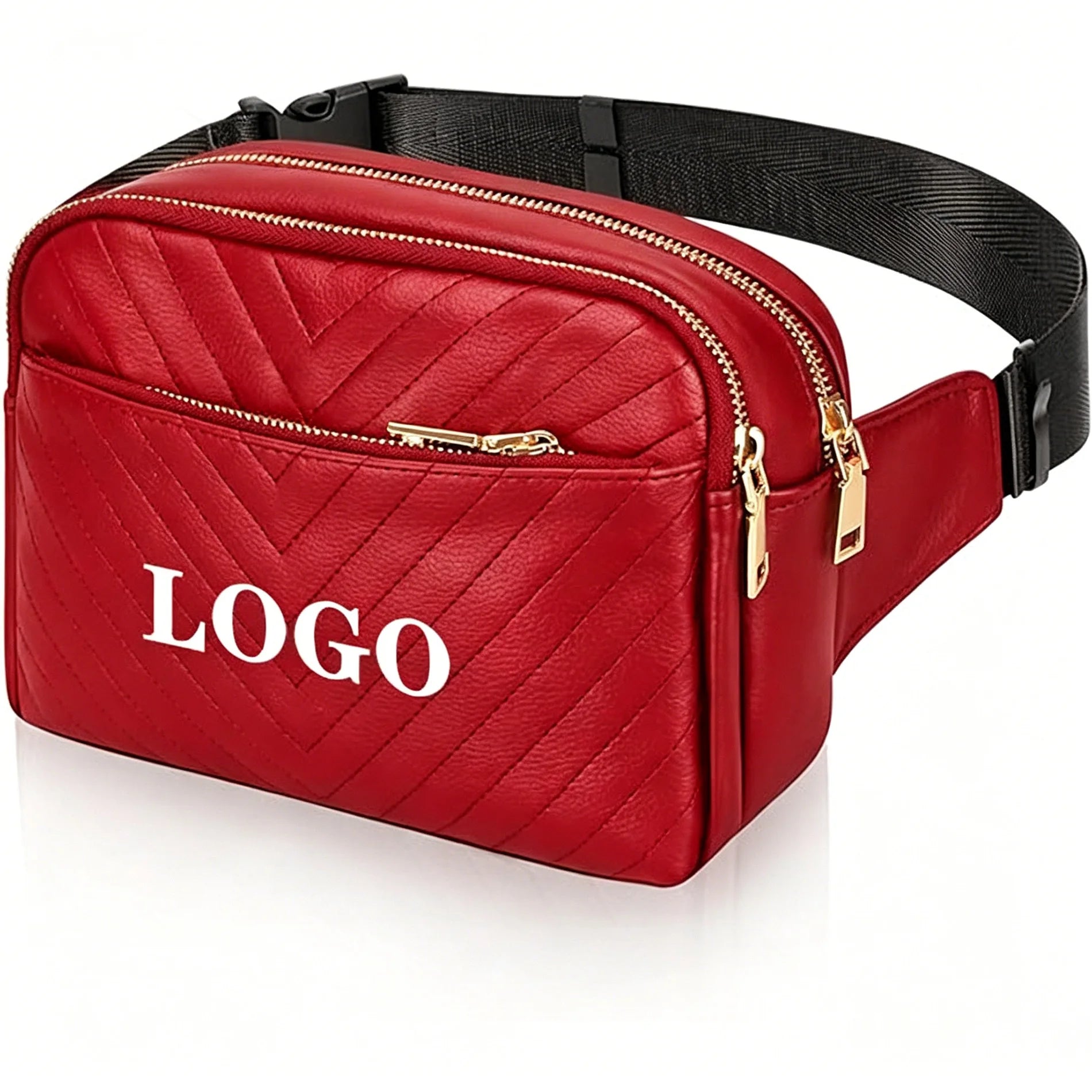 Backper Celaeno PU Leather Waist Bag — Burgundy