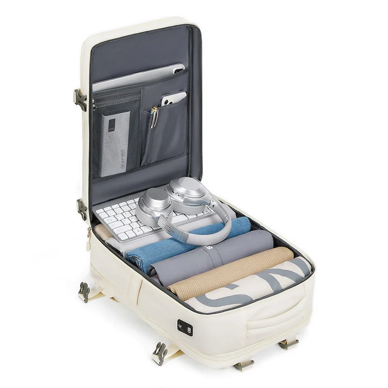 Mingao 231048 Fashion Travel Laptop Backpack with Shoe Compartment