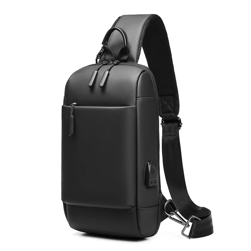 Mingao 115 Waterproof Crossbody Sling Bag - Black