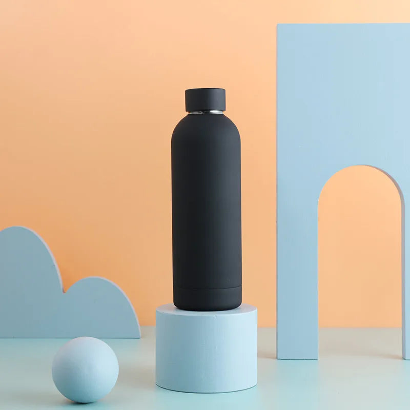 500ml Reusable Stainless Steel Vacuum Bottle – Laser Logo – 11