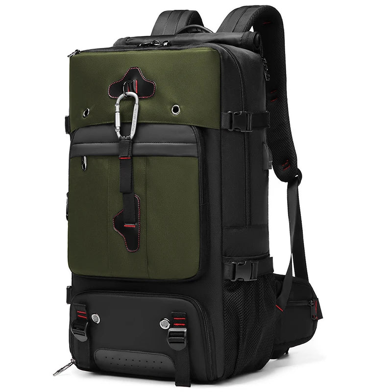 Mingao 2070 70L Waterproof Tactical Travel Backpack - Green 1680D