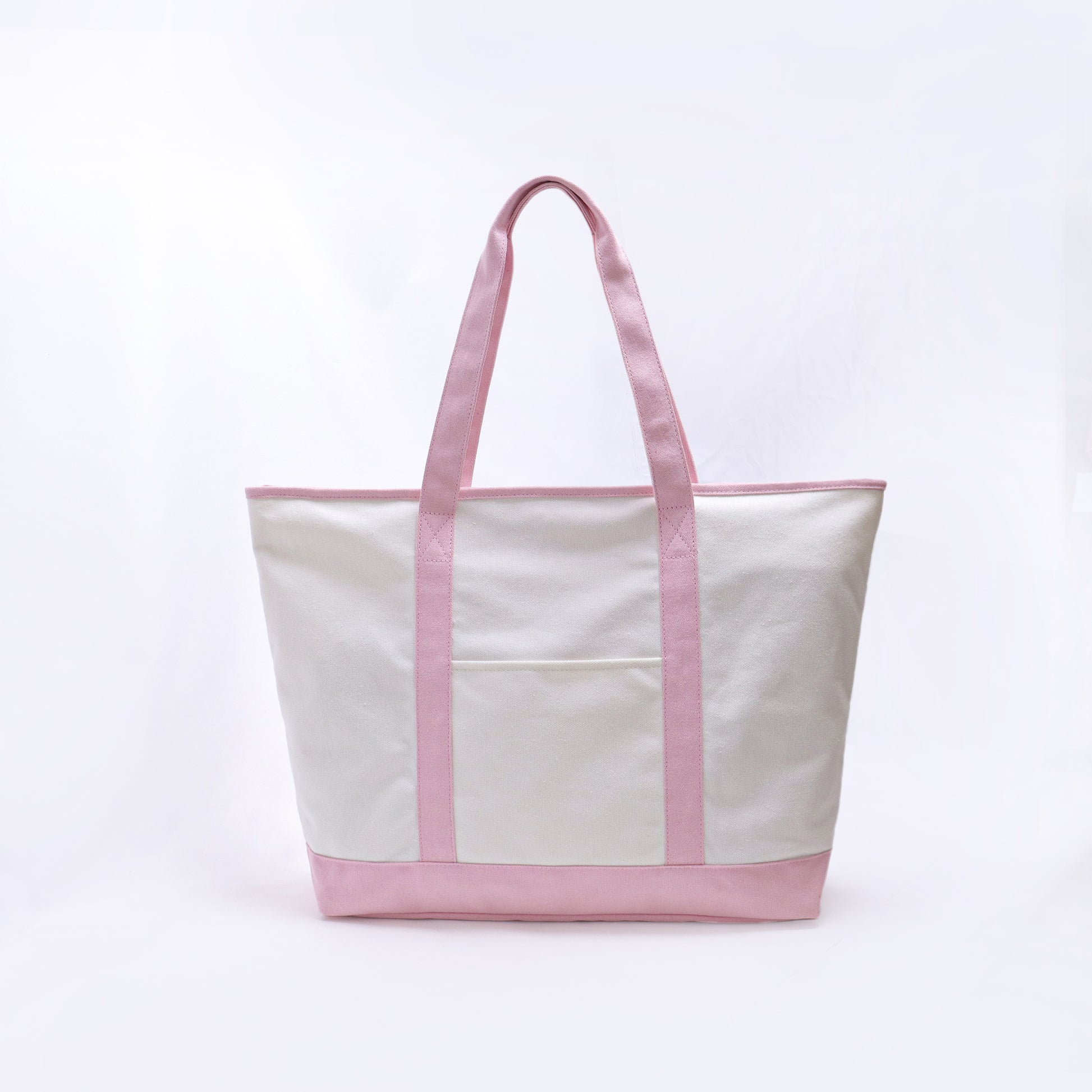Backper Draco Vintage Canvas Zip Shoulder Bag — Pink