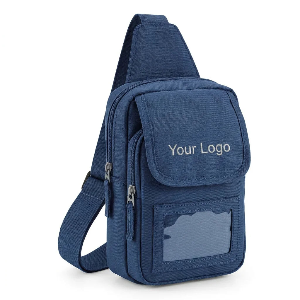 Backper Cepheus Waterproof PSA Slab Window Crossbody Bag — Navy