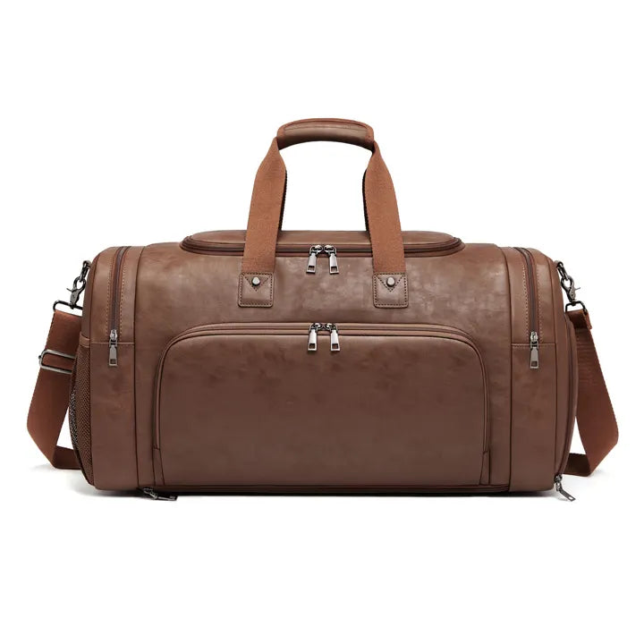 Mingao 401 PU leather duffle Brown (400)