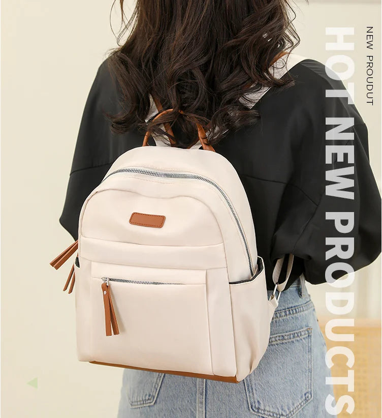 Sapphire school backpack detail