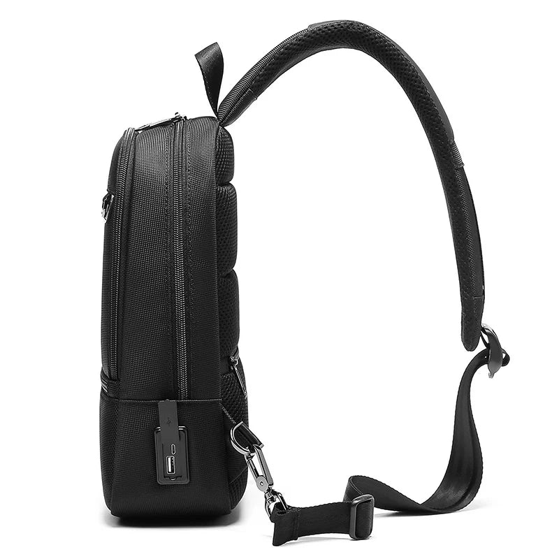 Mingao 1048 USB Waterproof Crossbody Sling Bag