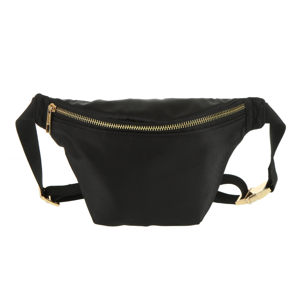 Backper Corvus Nylon Running Belt & Fanny Pack — Black