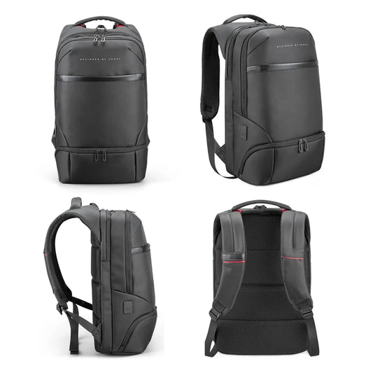 Kingsons USB charging travel backpack — front view