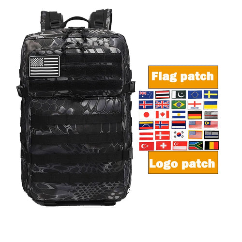 Hong BM-24M641 45L Waterproof Tactical Camouflage Backpack