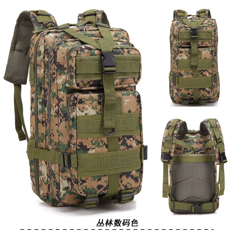 Hong BM-24M751 25L Waterproof Tactical Laptop Backpack - Camo 01