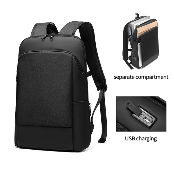 Mingao 1020 anti-theft USB slim laptop backpack