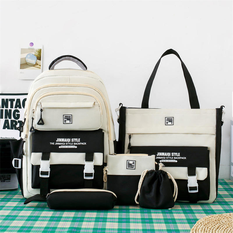 Varsity 5-Piece Student Backpack Set Senjia - colors