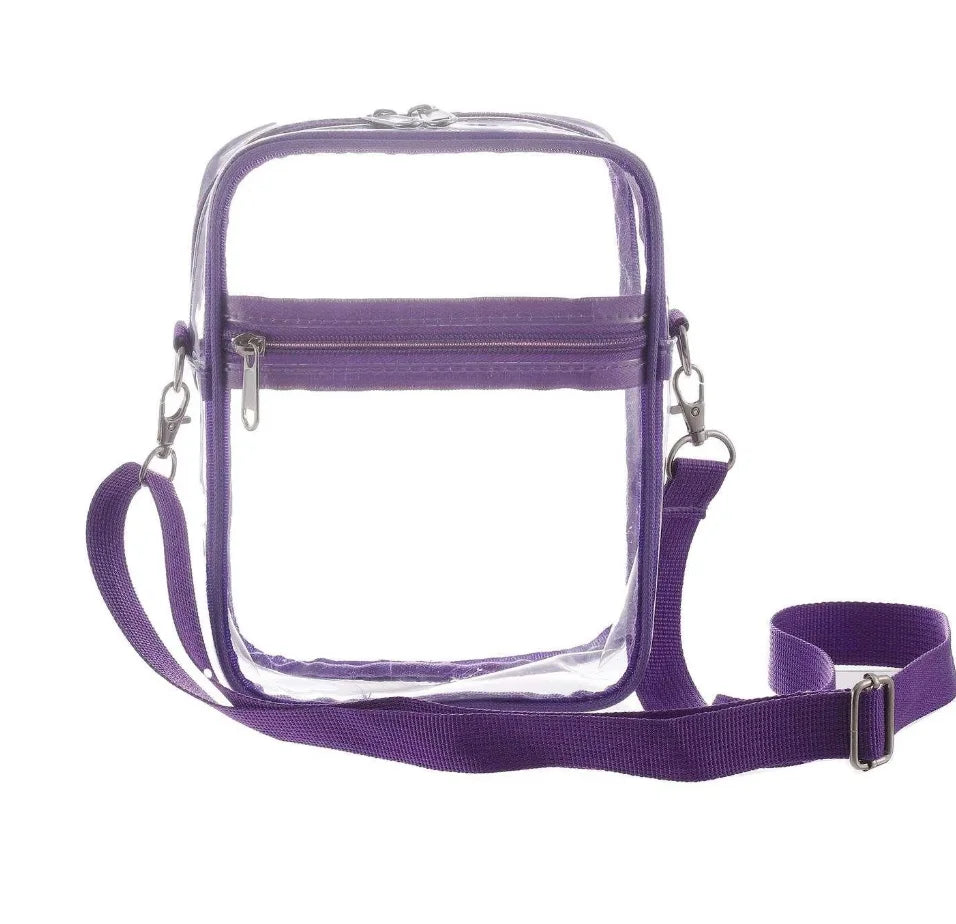 Backper Monoceros Clear Stadium Bag — Purple