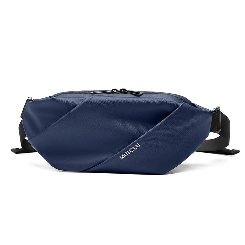 Mingao 1211 Korean Waterproof Crossbody Sling Bag - Blue