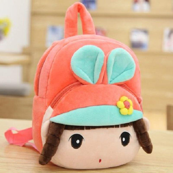 Petunia plush animal mini backpack front