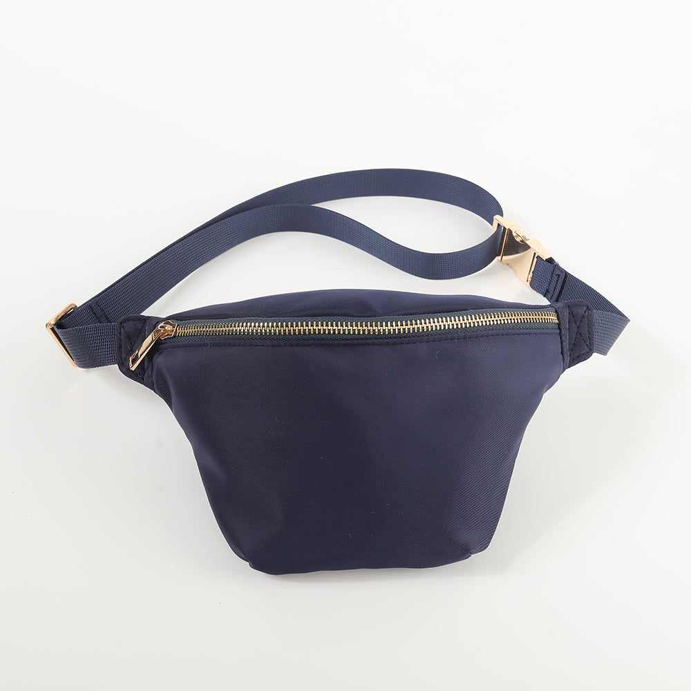 Backper Corvus Nylon Running Belt & Fanny Pack — Navy