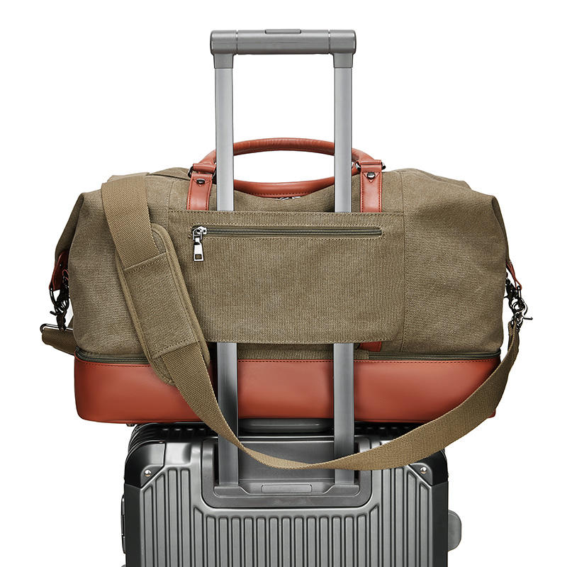 Mingao 402 canvas duffle bag interior