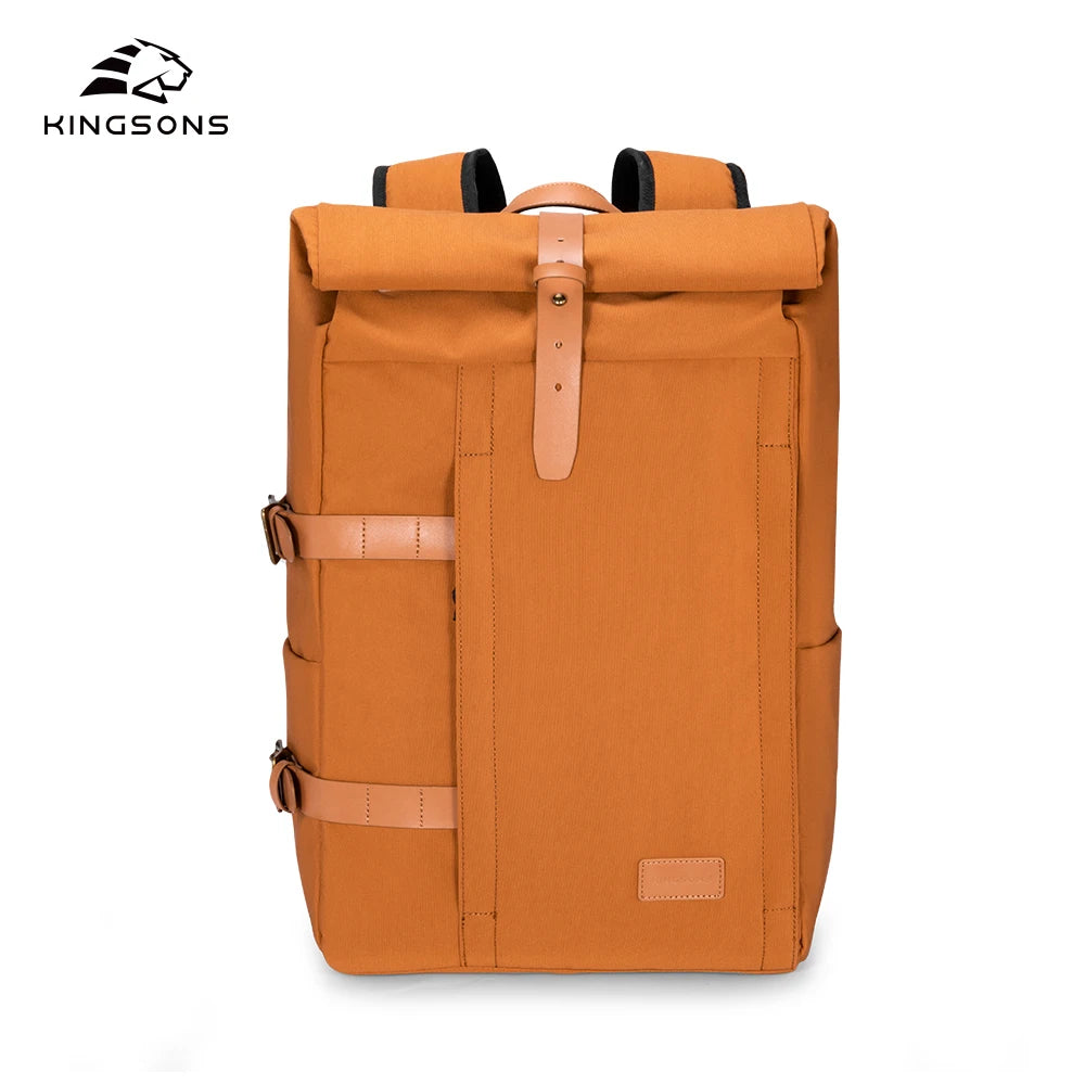 Kingsons anti-theft travel backpack — back panel