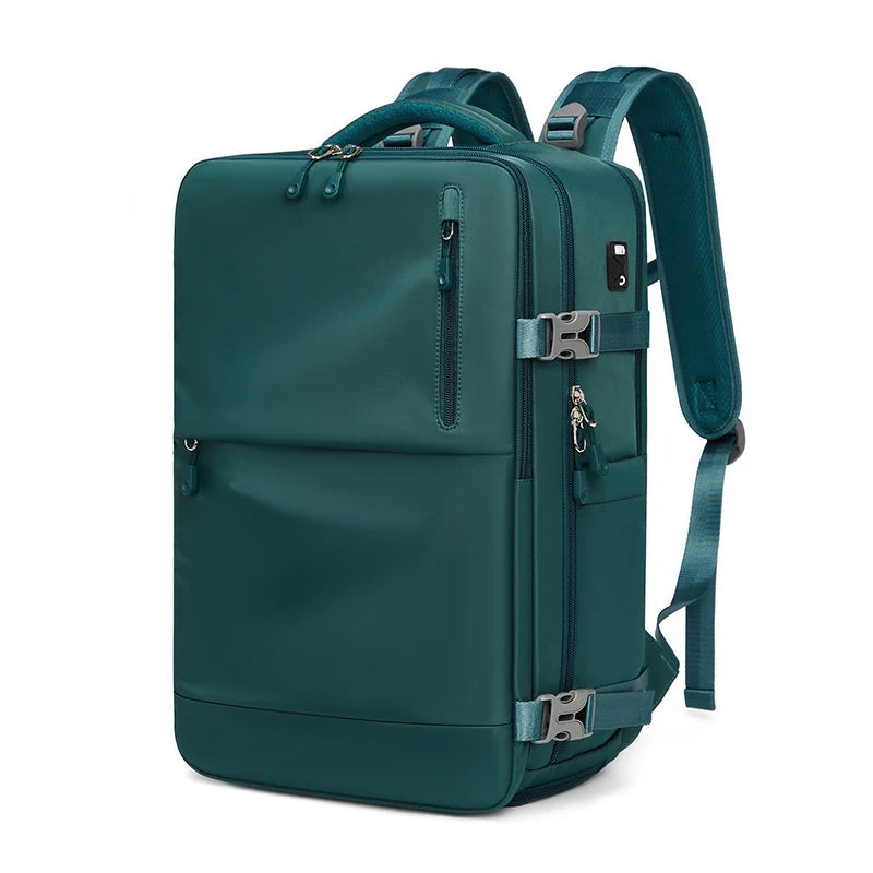 Mingao 231048 Fashion Travel Laptop Backpack with Shoe Compartment - Green