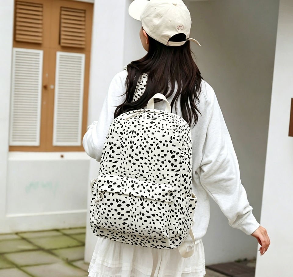 Zircon SJ8502SCH corduroy backpack front