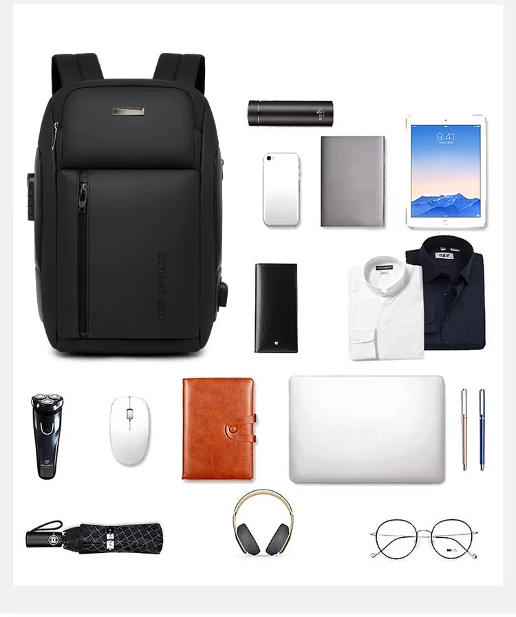 Keman KMBRS9019 Smart Lightweight Breathable Men Laptop Backpack
