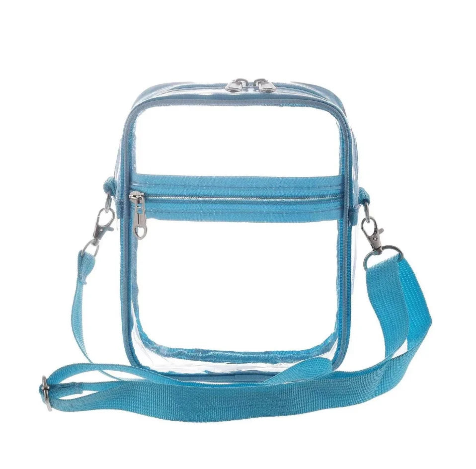 Backper Monoceros Clear Stadium Bag — Peacock Blue