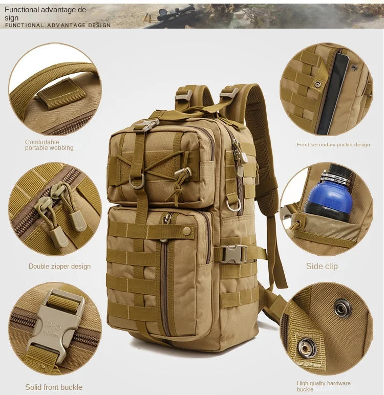 Hong BM-24M637 30L Waterproof Nylon Tactical Backpack - detail 4