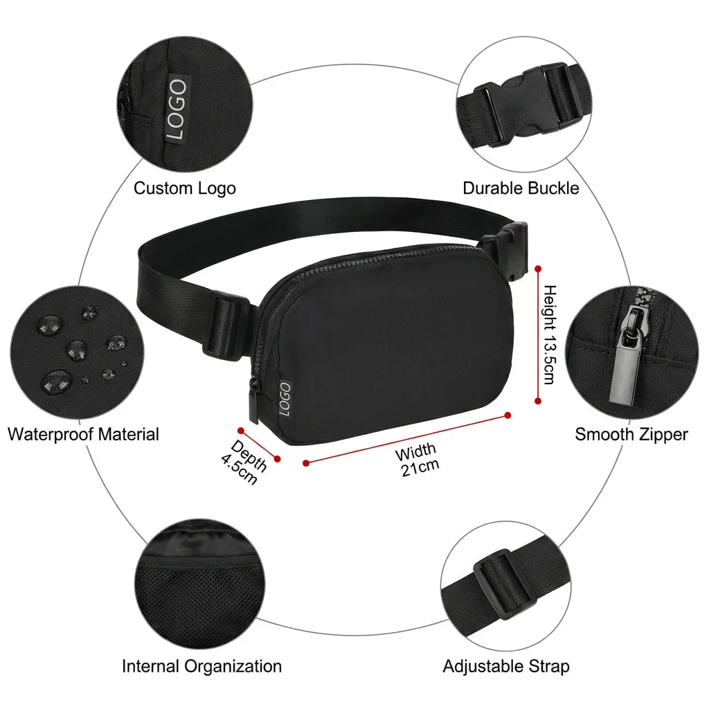 Backper Puppis Belt Waist Bag — angle view