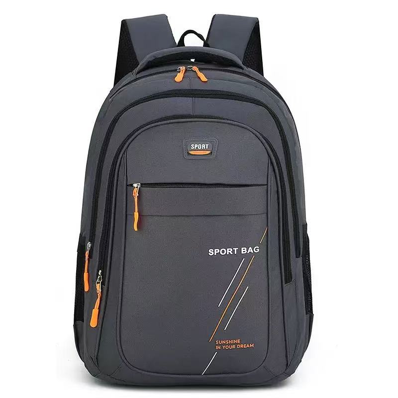 Wholesale College High School Backpack - Grey - Puck SJ8492SCH Senjia