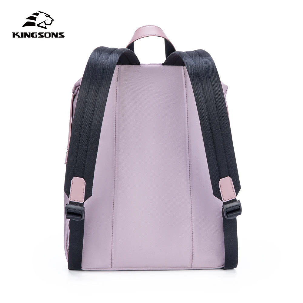 Kingsons women's school backpack — side detail