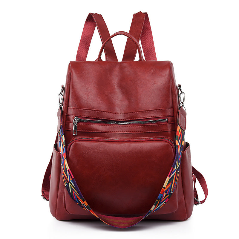 Peridot backpack Red colorway