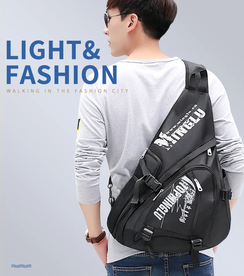 Mingao 177 Waterproof Triangle Crossbody Sling Bag - detail 2