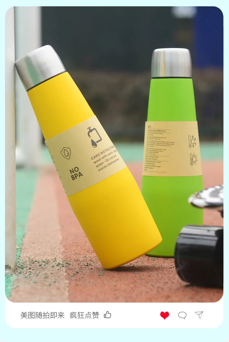 18oz Cola-Shape Double Wall Vacuum Thermos Bottle – 8