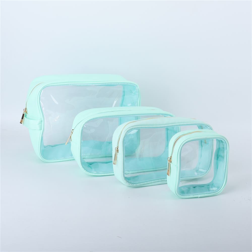 Backper Delphinus Clear Swim & Pool Travel Pouch — Mint