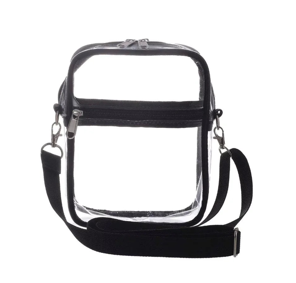 Backper Monoceros Clear Stadium Bag — Black