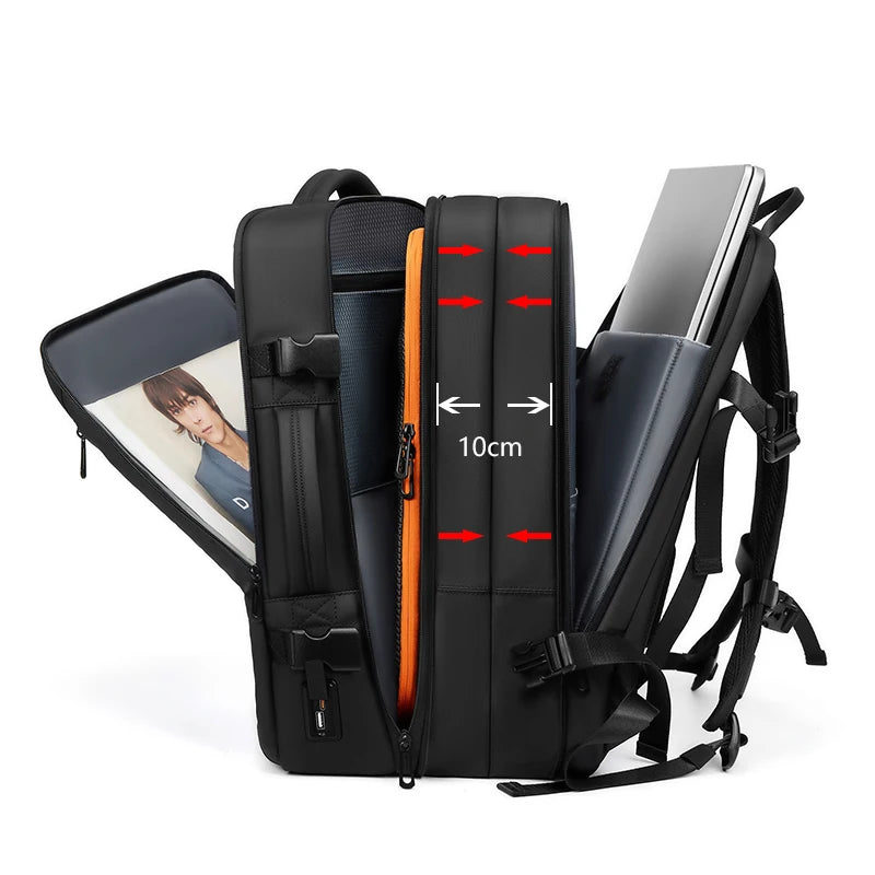 Mingao 241054 Expandable USB Travel Laptop Backpack