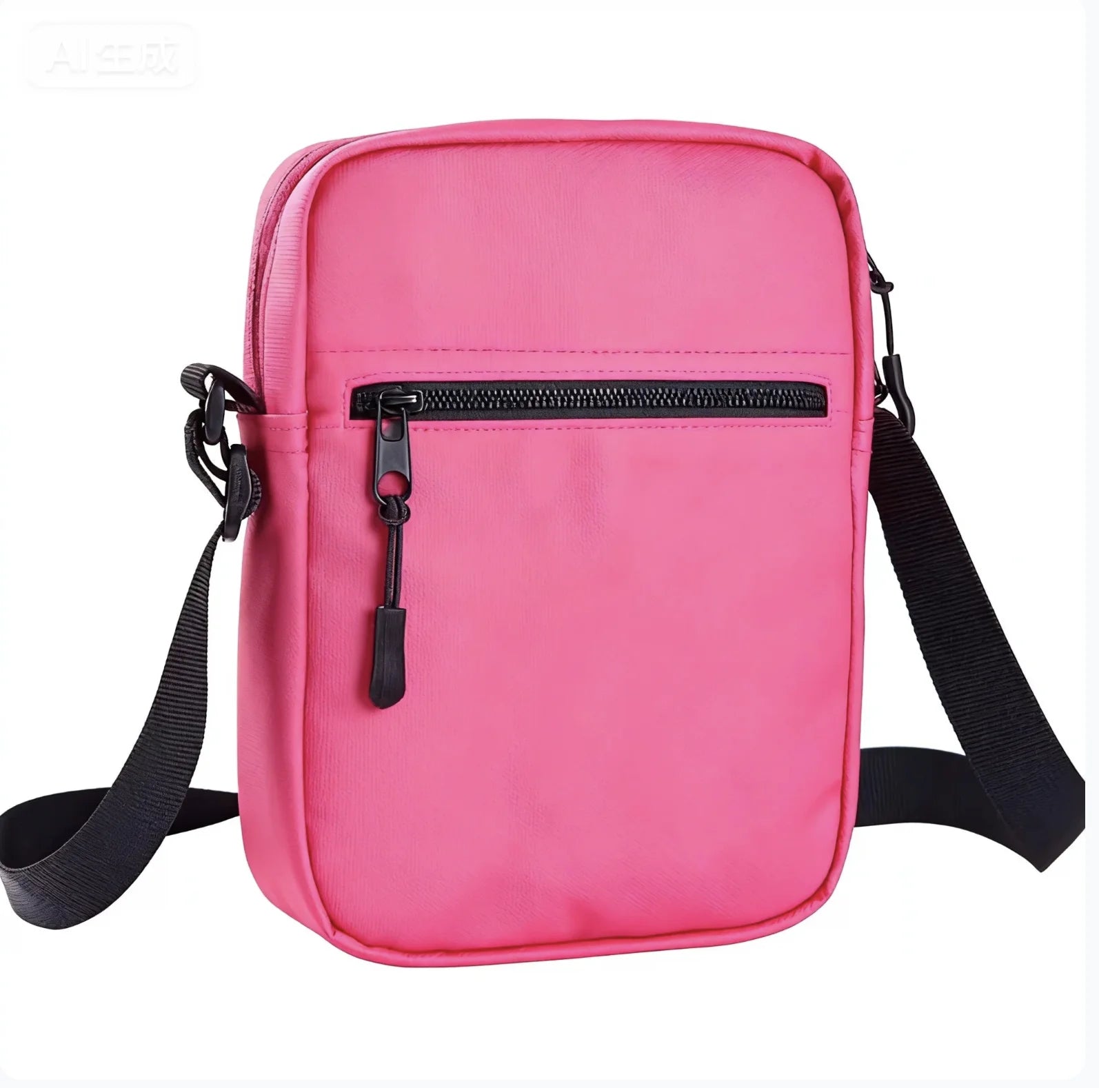 Backper Spica Crossbody Messenger Bag — Pink