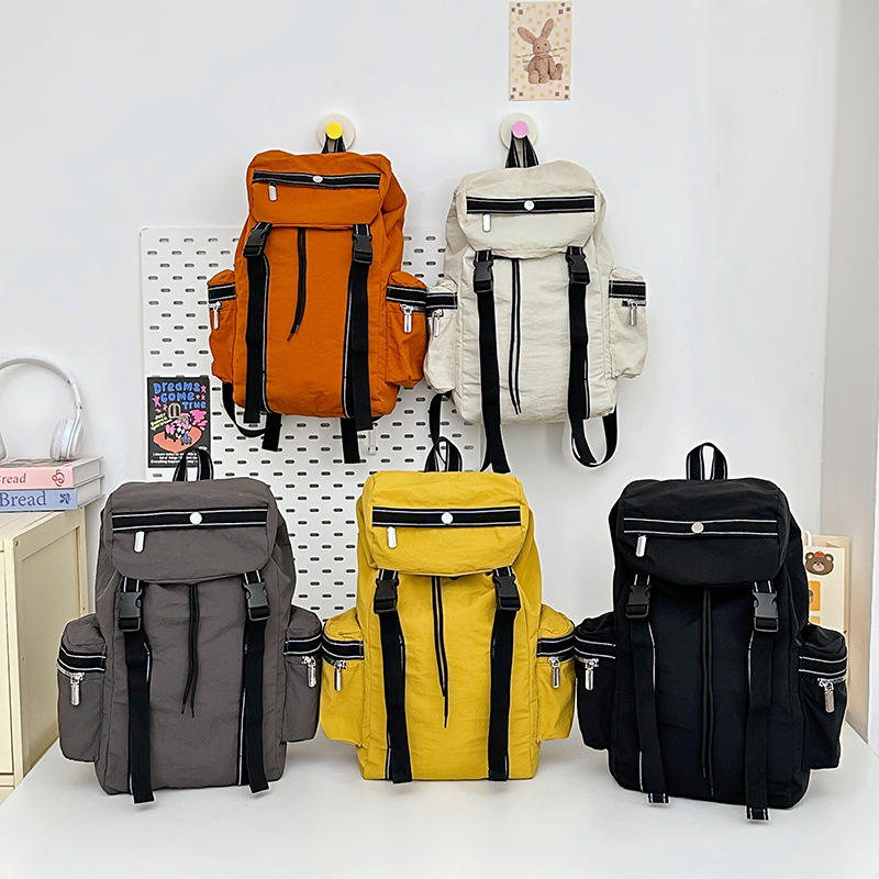 Hip-Hop Letter Print Travel Daypack - Caliban SJ8158SCH - Senjia wholesale backpack detail