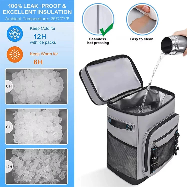 Keman KMA675-2 30L Camping Cooler Backpack - Lifestyle View