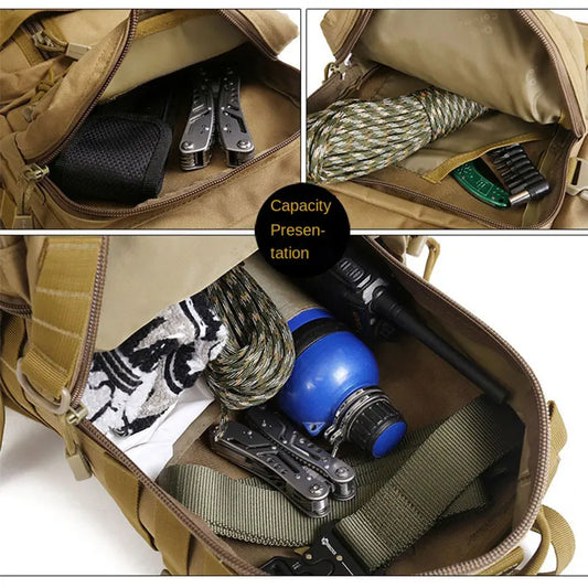 Hong BM-24M637 30L Waterproof Nylon Tactical Backpack